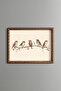 Five Sparrows on a Branch - Vintage Patterned Painting - Fine Model