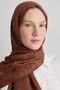 Damask Pattern Silky Jacquard Shawl - 3