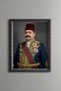 Talat Pasha Portrait - Vintage Patterned Painting - Fine Model