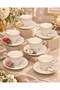 6-Person Porcelain Aurelia Coffee Cup Set