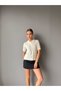 Polo Collar Lace Detailed Buttoned Front Knitwear Blouse - 2