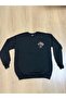 Yubi Stitch Women's Black Bunch of Flowers Series - Thin Sweatshirt - 8