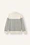 Zippered Striped Knitwear Sweater (26 Au) - 8