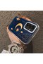 Samsung Galaxy A16 Compatible Silicone Edge Hard Back Case Crescent and Star Pattern Phone Case - 4
