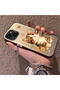 حافظة هاتف متوافقة مع iPhone 15 Plus مصنوعة من السيليكون بحافة صلبة وخلفية صلبة بنمط قطة للزوجين - 2
