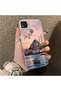 Redmi 10A Compatible Silicone Edge Hard Back Case Istanbul Patterned Couple Phone Case - 3
