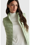 Women's mint green slim fit puffer vest - 6