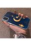Samsung Galaxy A21S Compatible Silicone Edge Hard Back Case Crescent and Star Pattern Phone Case - 2