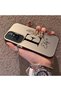 Redmi 10 Compatible Silicone Edge Hard Back Case Letter E Patterned Couple Phone Case - 2