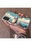 Samsung Galaxy A13 4g Compatible Silicone Edge Hard Back Case Galata Tower Patterned Phone Case - 2