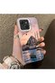 Tecno Spark 40C Compatible Silicone Edge Hard Back Case Istanbul Patterned Lovers Couple Phone Case - 3