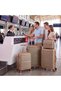 4 Pcs PP Luggage Set 14/20/24/28 Inch with Cosmetic Case, TSA Lock Hard Shell Suitcases & 360° Spinner Wheels, Lightweight Unisex Travel Luggage - 8