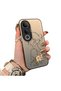 Vivo V50 Lite Compatible Silicone Edge Hard Back Case Line Art Patterned Phone Case