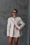 Flower Buttoned Jacket Skirt Set - 2
