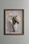 Powdered Roses in a Vase - Vintage Patterned Painting - Fine Model