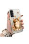 Samsung Galaxy A05S Compatible Silicone Edge Hard Back Case Cat Patterned Lover Couple Phone Case