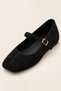 Fleur Hidden Heeled Single Strap Blunt Toe Flat Sole Casual Women's Mary Jane Flats - 6