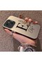 Tecno Spark 40C Compatible Silicone Edge Hard Back Case Letter E Patterned Couple Phone Case - 2
