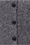 Women's Warm Soft Textured Basic Anthracite Knitwear Cardigan - 3