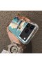 iPhone 17 Pro Max Compatible Silicone Edge Hard Back Case Galata Tower Patterned Phone Case - 4