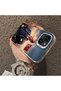 iPhone 14 Plus Compatible Silicone Edge Hard Back Case Ataturk Patterned Phone Case - 4