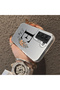 Samsung Galaxy S22 Compatible Silicone Edge Hard Back Case Letter E Patterned Lover Couple Phone Case - 4