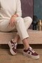 Sorven Imported Special Series Women's Sneakers Bordo - 3