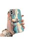 iPhone XS Max Compatible Silicone Edge Hard Back Case Galata Tower Patterned Phone Case