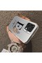 Oppo A6 Pro 5g Compatible Silicone Edge Hard Back Case Letter E Patterned Couple Phone Case - 4