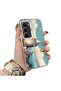 Infinix Hot 60 Pro Compatible Silicone Edge Hard Back Case Galata Tower Patterned Phone Case