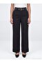 72821 Belted Curved Leg Trousers-Black - 3