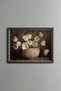 White Tulips - Vintage Patterned Painting - Fine Model