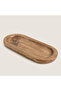 Spiga Wooden Boat Plate 30X13X2.5Cm Natural - 4