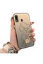 Samsung Galaxy A20 Compatible Silicone Edge Hard Back Case Line Art Patterned Phone Case