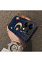 Poco M6 Pro 4g Compatible Silicone Edge Hard Back Case Crescent and Star Pattern Phone Case - 4