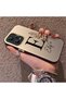 Redmi Note 12 Pro 5g Compatible Silicone Edge Hard Back Case Letter E Patterned Couple Phone Case - 2