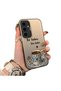 Samsung Galaxy S24 Fe Compatible Silicone Edge Hard Back Case Turkish Coffee Patterned Phone Case
