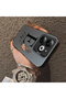 Tecno Spark 20C Compatible Silicone Edge Hard Back Case Letter E Patterned Couple Phone Case - 4