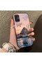 Samsung Galaxy A51 Compatible Silicone Edge Hard Back Case Istanbul Patterned Lover Couple Phone Case - 3