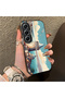Tecno Camon 40 Pro 5g Cm7 Compatible Silicone Edge Hard Back Case Galata Tower Patterned Phone Case - 3