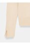 10427 V-Neck Sleeveless Pullover with Slits-Stone - 7