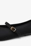 Cyrilla Women's Ballet Flats - Black Nubuck - 5
