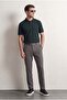 Ds Damat Regular Fit Emerald Green 100% Cotton Long Lasting Non-Curling Polo Collar Embroidered T-Shirt - 4
