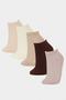 Women's 5-Pack Cotton Bootie Socks (Ns)