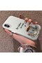 iPhone XS Compatible Silicone Edge Hard Back Case Turkish Coffee Patterned Phone Case - 2