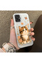 Samsung Galaxy A07 Compatible Silicone Edge Hard Back Case Cat Pattern Loving Couple Phone Case - 3