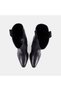 Women's Black Pointed Toe Zippered Leather Western Boots - 6