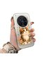 Vivo X300 Pro Compatible Silicone Edge Hard Back Case Cat Pattern Loving Couple Phone Case