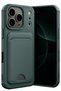 Spt-Gld Newface iPhone 17 Pro Max Kelvin Silicone with Business Card Holder - (145258) Dark Green