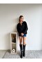 Ribbed Threaded Closure Knitwear Cardigan - 5